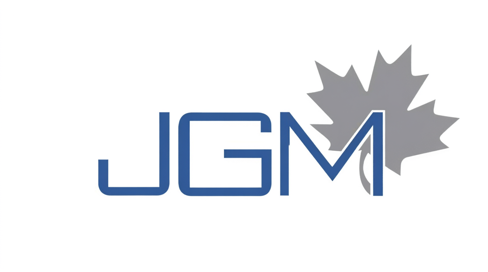 JG Mechanical Contracting logo - JGM with maple leaf